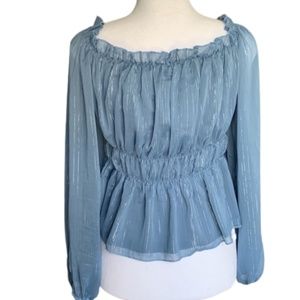 Women Shirts Long Sleeve Tops Off The Shoulder Zise L